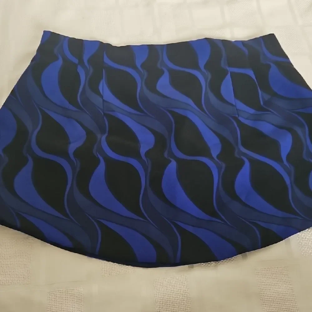 Zara Blue Mini Pencil Skirt for Cocktail Nights - Picture 14 of 16